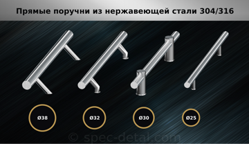 Типы_поручней_круглые_1_AISI