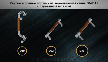 Типы_поручней_с_деревянной_вставкой_круглые_5_Wood